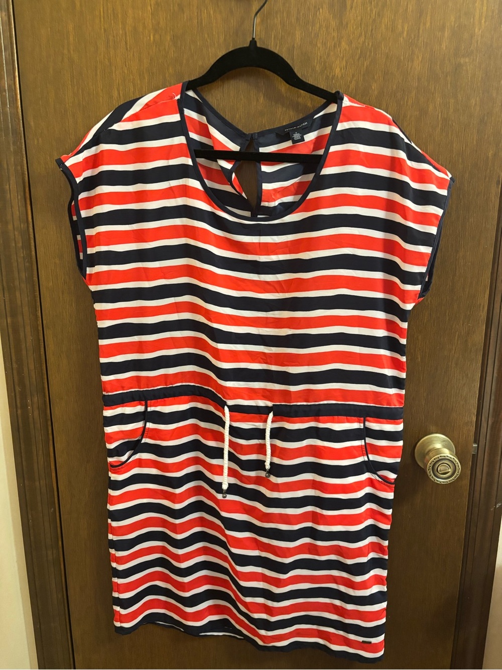 Tommy Hilfiger Navy, Red & White Striped dress